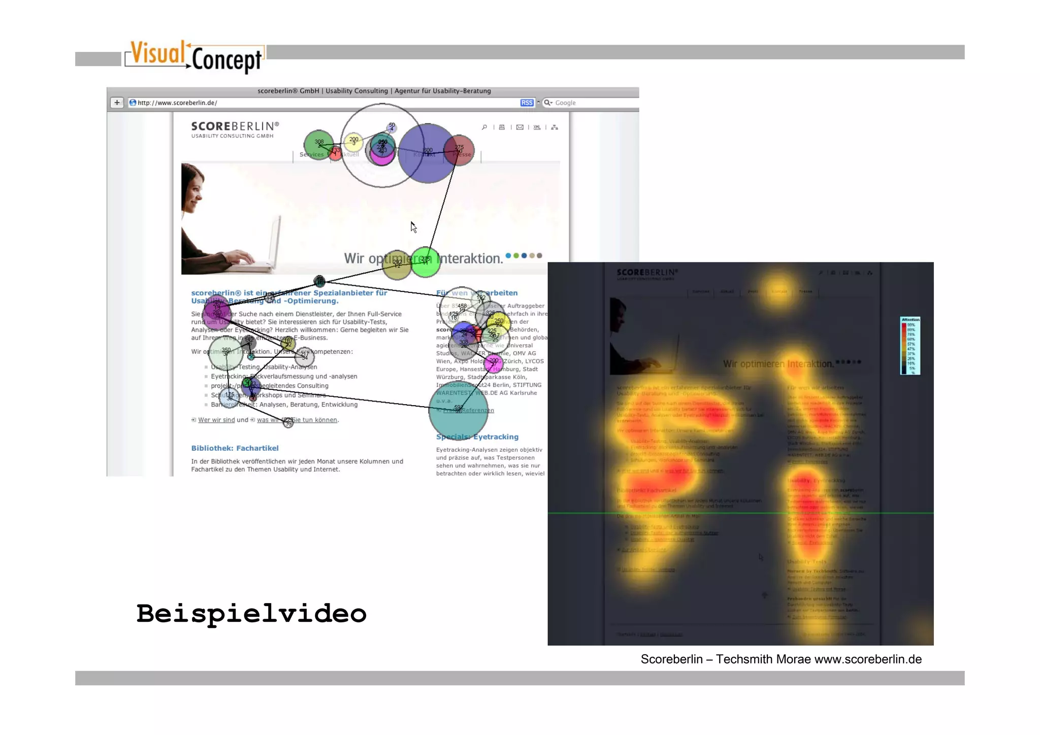 Beispielvideo
                Scoreberlin – Techsmith Morae www.scoreberlin.de
 