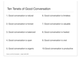 Online Brand Conversations