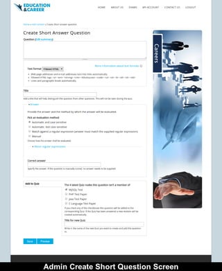 Online carrier-guidence