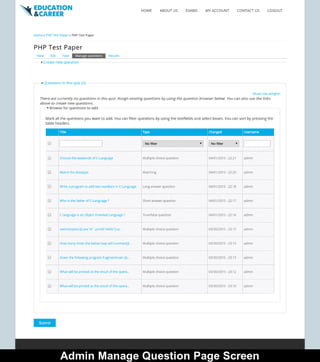 Online carrier-guidence