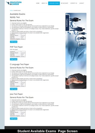 Online carrier-guidence