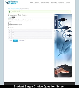 Online carrier-guidence