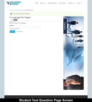 Online carrier-guidence