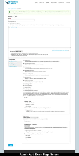 Online carrier-guidence