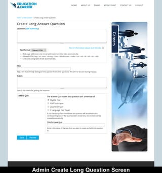 Online carrier-guidence