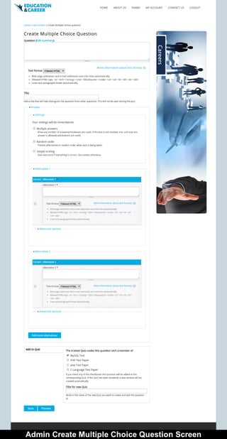 Online carrier-guidence