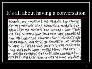 It’s all about having a conversation 