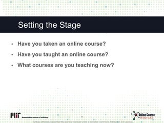 Exploring the Online Course Design Guide