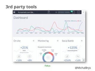 3rd party tools
Fokus	
  
@MichalBrys
 