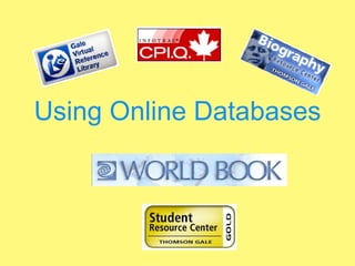 Using Online Databases 