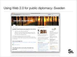 Public Diplomacy, Web 2.0 & the 3D Web