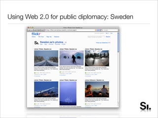 Public Diplomacy, Web 2.0 & the 3D Web