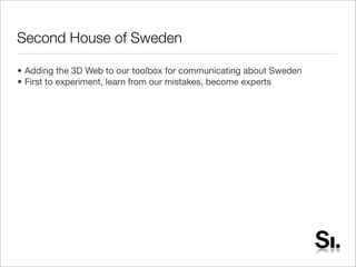 Public Diplomacy, Web 2.0 & the 3D Web