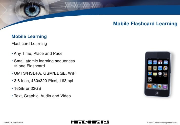 Mobile Flashcard Learning with iPhone & Co.