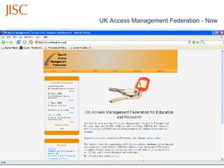 UK Access Management Federation - Now 