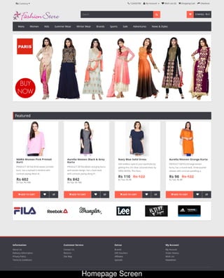 Online fashion-store