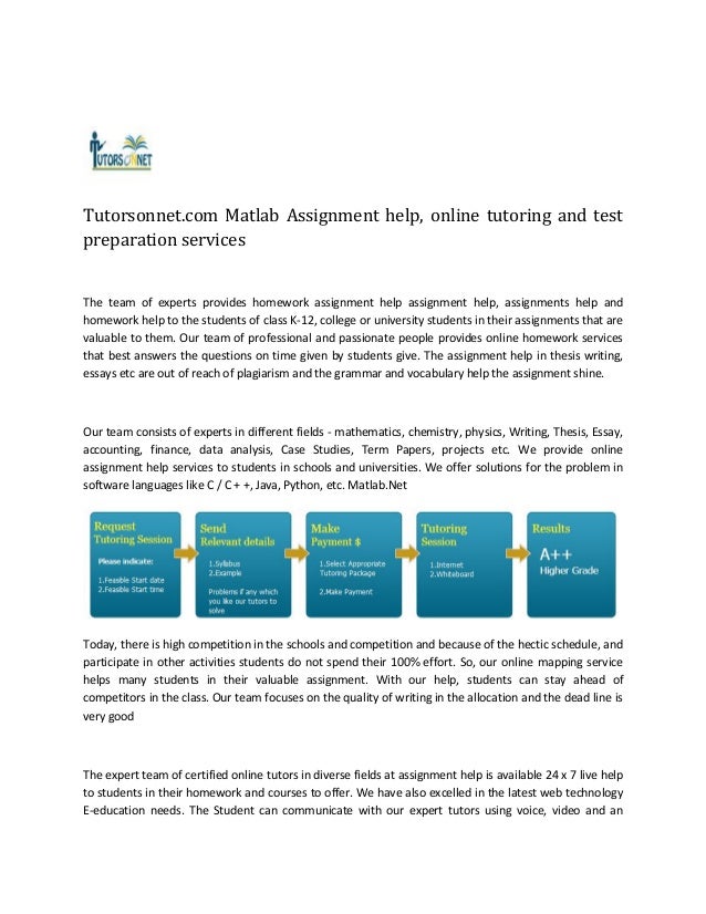 Matlab coursework help