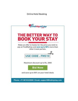 OnlineHotel Booking
 
