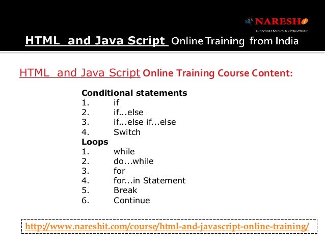 java script training