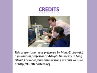 Online journalism tips for copy editors