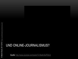 Online-Journalismus ?