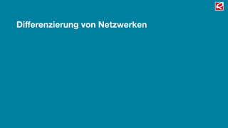 Diﬀerenzierung von Netzwerken
 