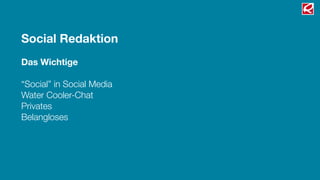 Exkurs: Don‘t fool around…
Das Gegenüber ernst nehmen!




http://www.derwesten.de/sport/fussball/1_bundesliga/bayern-muenchen-nutzt-social-media-fuer-peinlichen-pr-gag-id6285514.html
 