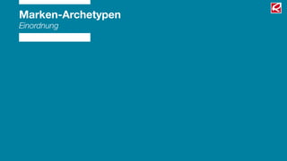 Marken-Archetypen
Einordnung
 