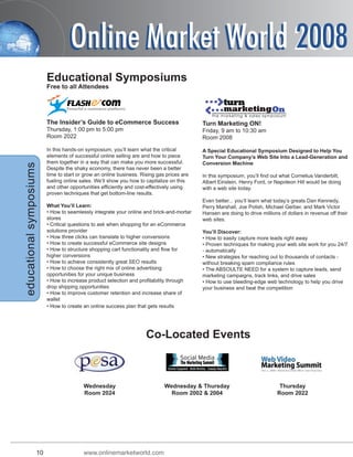 Online Markets World Program Guide