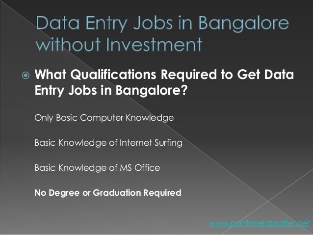 data entry jobs from home without investment in chandigarh