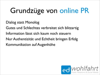 online PR fuer Klein- und Mittelunternehmen