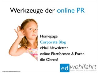 online PR fuer Klein- und Mittelunternehmen
