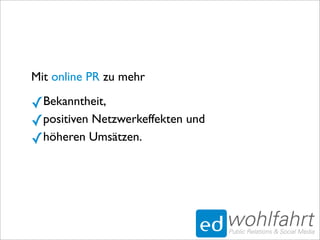 online PR fuer Klein- und Mittelunternehmen