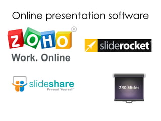 Online presentation software 