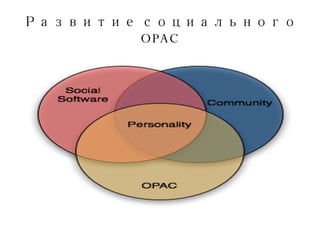 Развитие социального  OPAC 