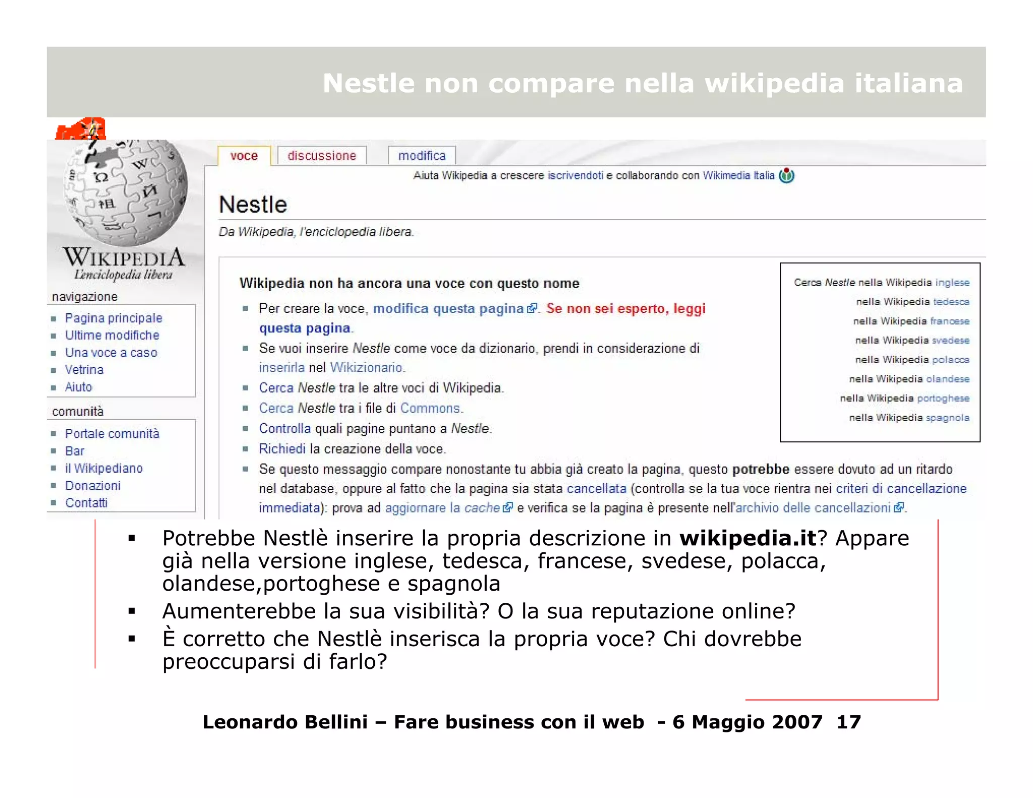 Online reputation management
