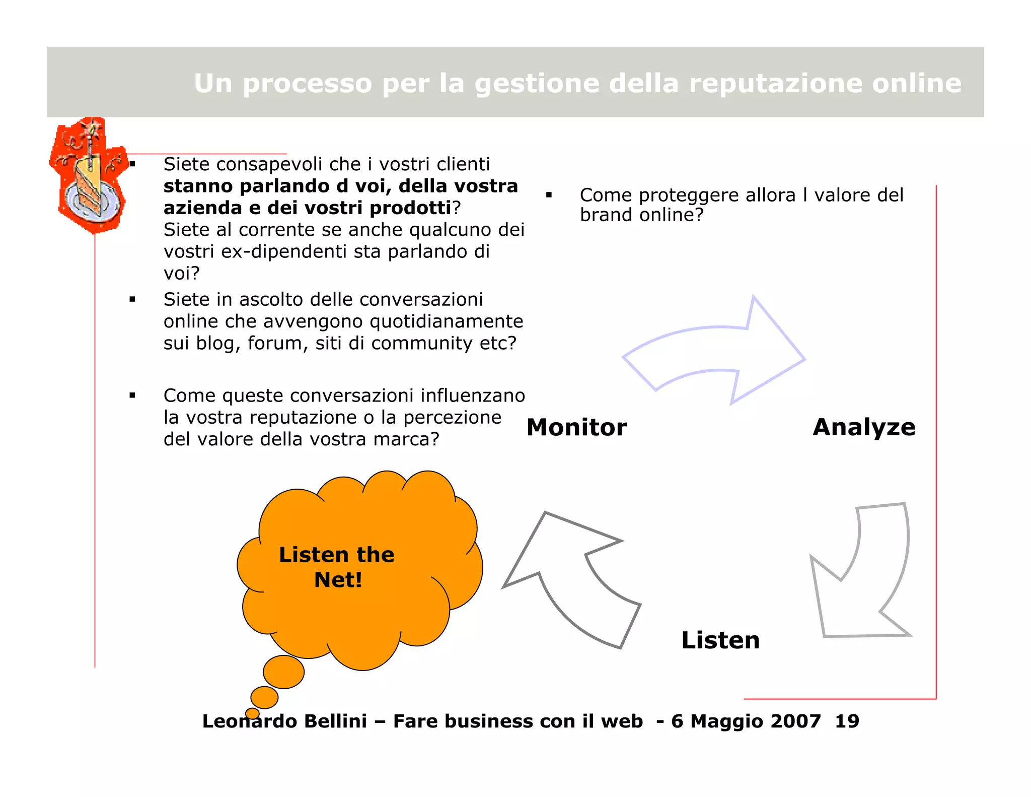 Online reputation management