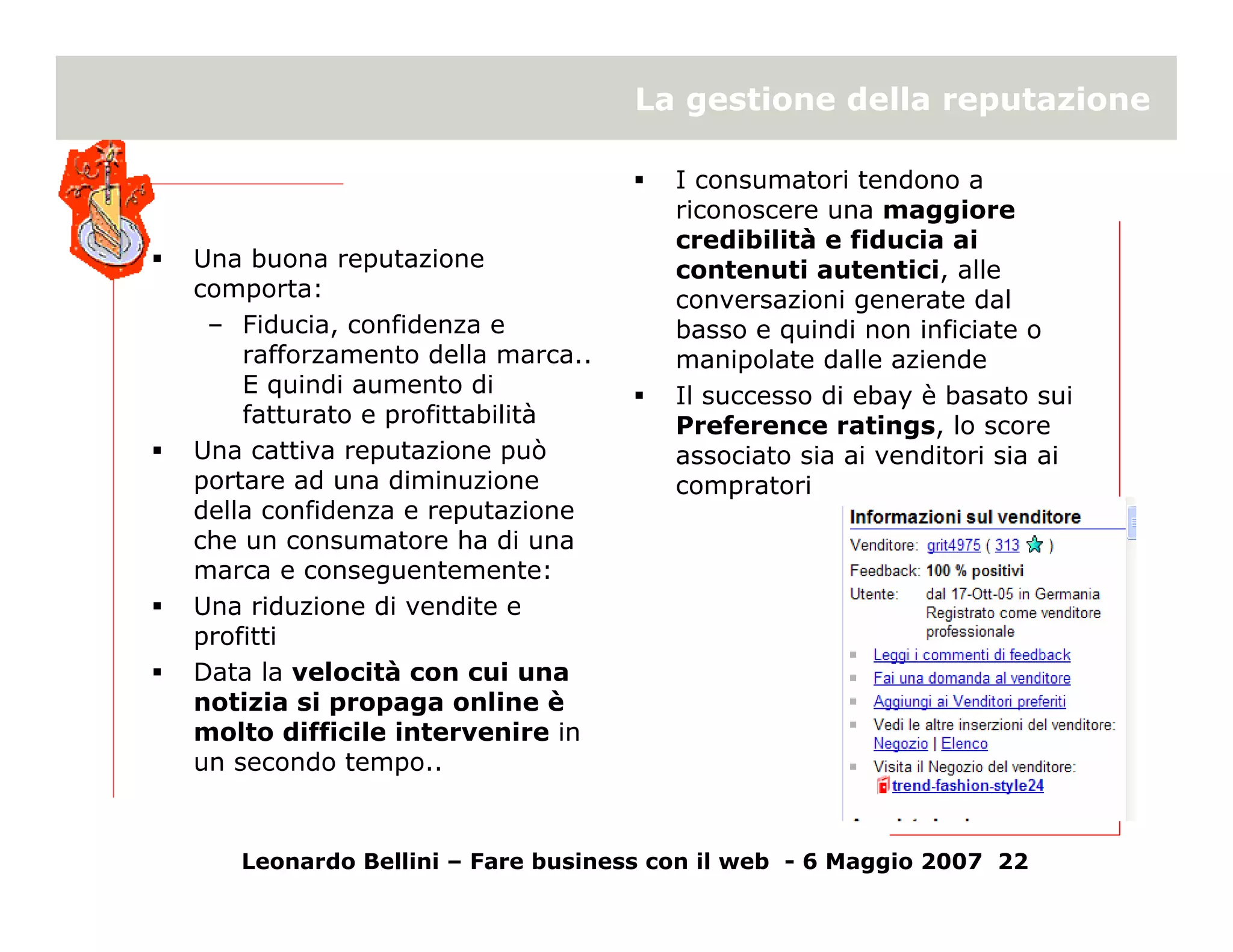 Online reputation management