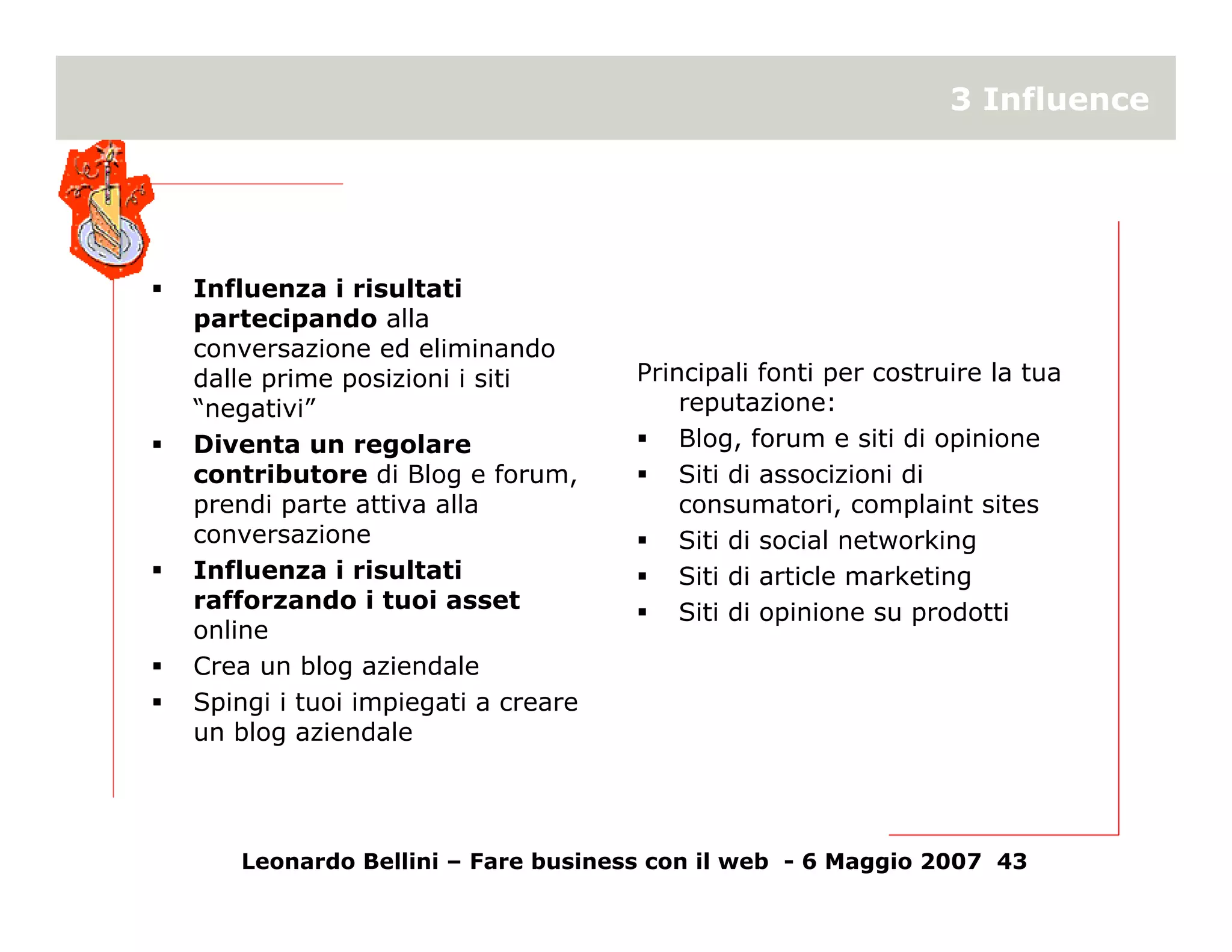 Online reputation management