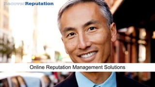 Online Reputation Management Solutions
 