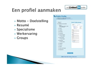Online sociaal netwerken met linkedin.