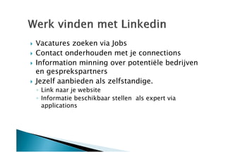 Online sociaal netwerken met linkedin.