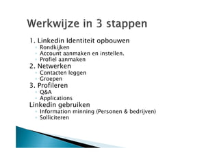 Online sociaal netwerken met linkedin.