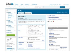 Online sociaal netwerken met linkedin.