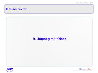 Online-Texten 9. Umgang mit Krisen 