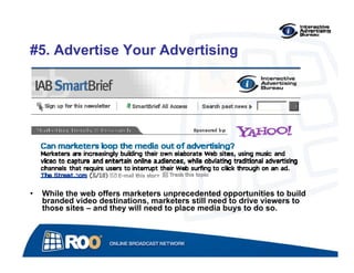 Online Video Practices > May 15, 2006