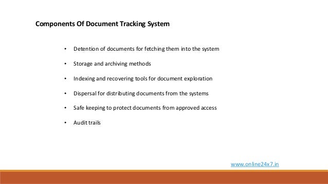 Document Tracking System