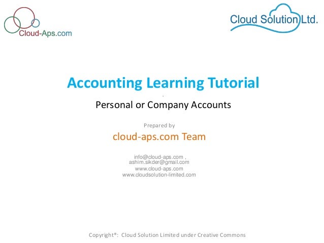 online cloud based accounting software for personal or small business
