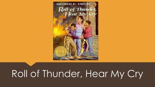 Roll of Thunder, Hear My Cry Vocabulary. Raucous What do you think this  word means? What part of speech is it? - ppt download