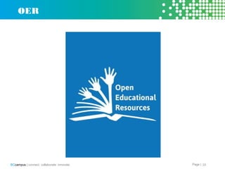 Page |BCcampus | connect. collaborate. innovate. 10
OER
 